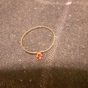 Gold ring.  Solid yellow gold